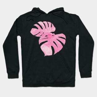 glitchy monstera leaves Hoodie